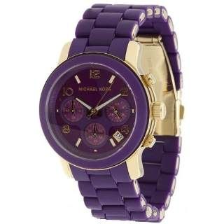 Relógio réplica MK roxo