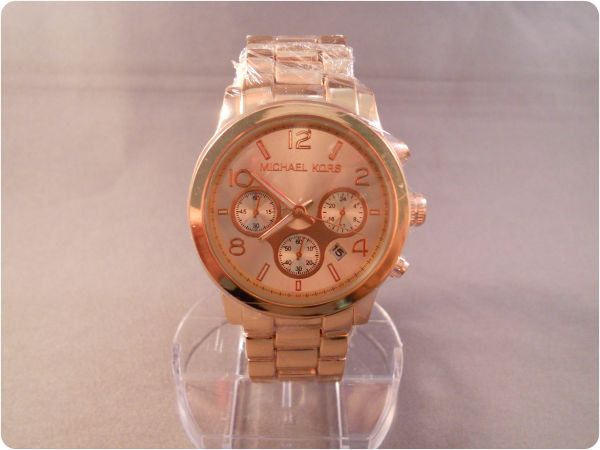 Relógio réplica MK rose
