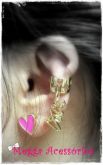 Ear cuff love + coração